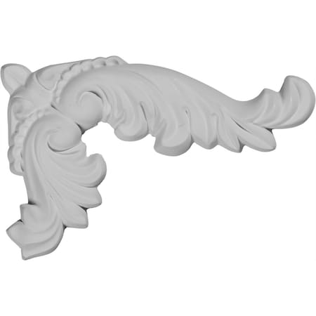 Ekena Millwork 3 3/8"W x 5"H x 1/2"P Legacy Onlay, Left ONL03X05X01LE-L